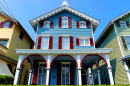 Historic Victorian Homes in Cape May, NJ, USA