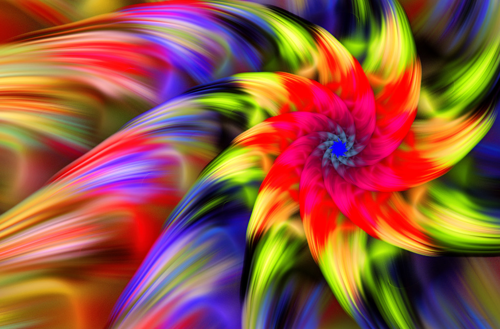 Tanz der Blumen jigsaw puzzle in Fractals puzzles on TheJigsawPuzzles.com