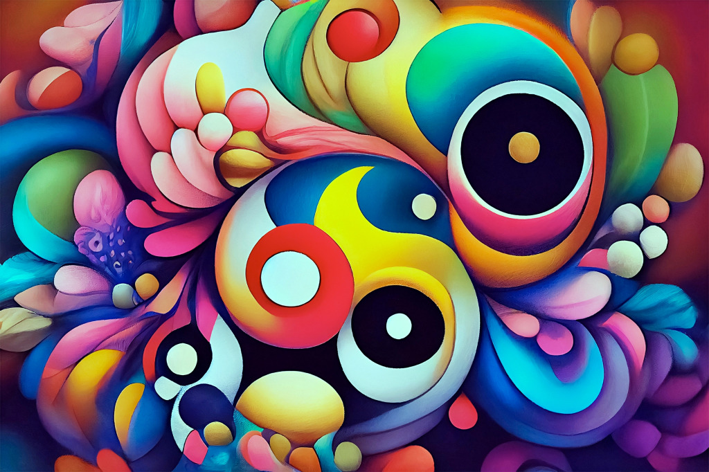 Abstract Digital Painting jigsaw puzzle in Fractals puzzles on TheJigsawPuzzles.com