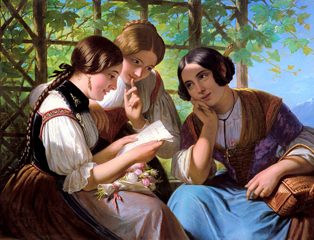 Der Brief jigsaw puzzle in Kunstwerke puzzles on TheJigsawPuzzles.com