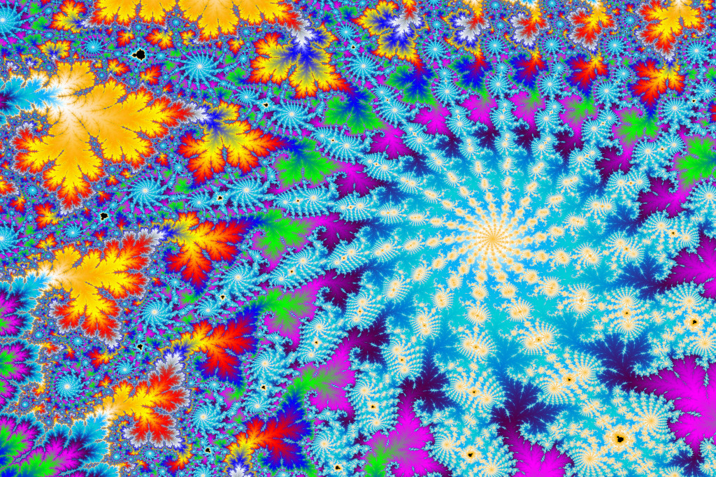 Buntes Fraktalmuster jigsaw puzzle in Fractals puzzles on TheJigsawPuzzles.com