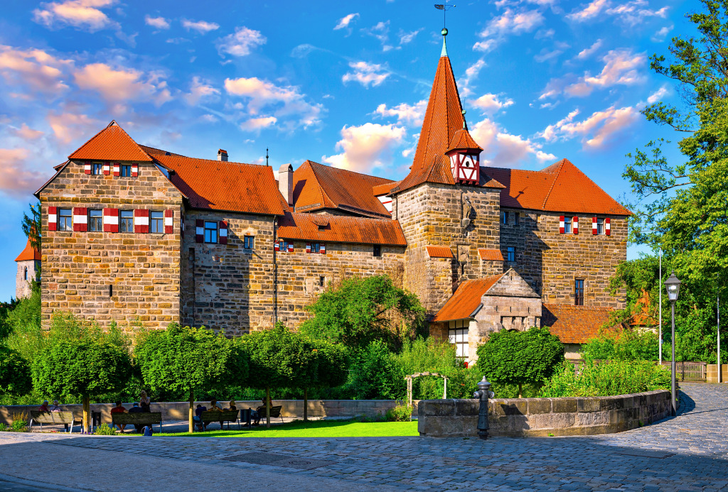 Вид на замок Венцель, Германия jigsaw puzzle in Замки puzzles on TheJigsawPuzzles.com