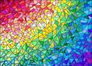 Abstract Rainbow Mosaic