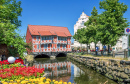Red Bridge House in Wismar, Germany