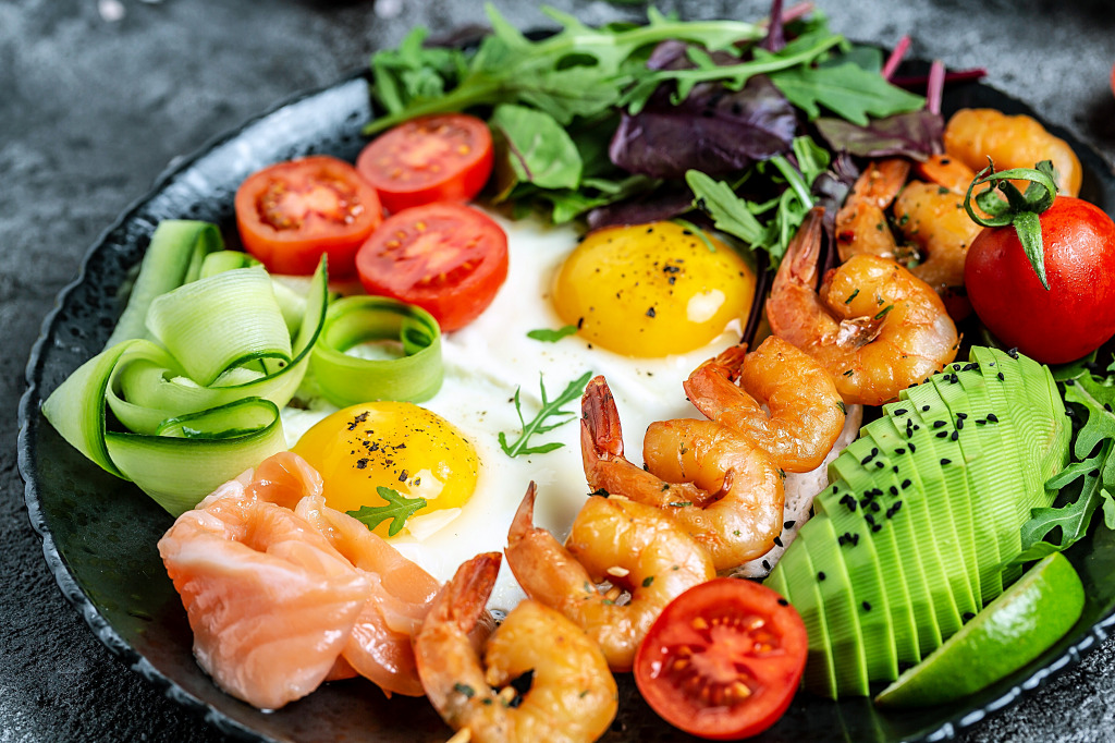 Keto Breakfast jigsaw puzzle in Food & Bakery puzzles on TheJigsawPuzzles.com