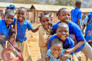 Schoolchildren Having Fun in Pira, Benin