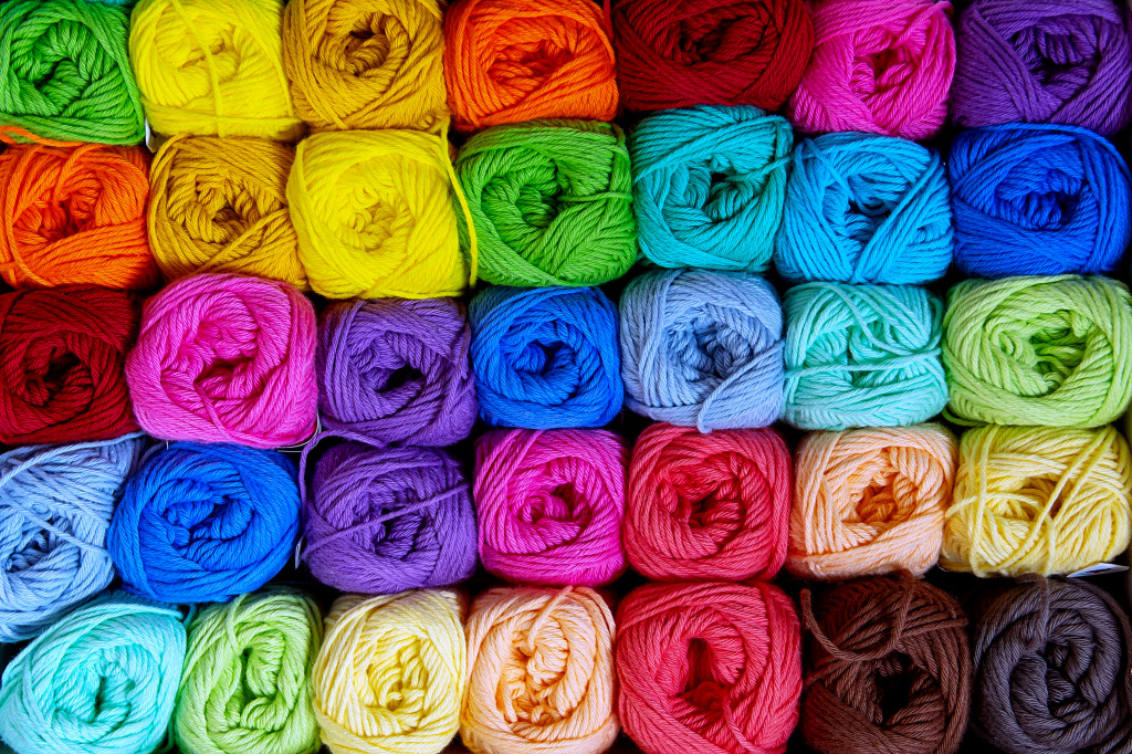 Helle Wollstränge jigsaw puzzle in Puzzle des Tages puzzles on TheJigsawPuzzles.com