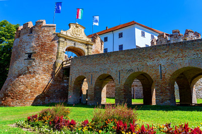 Siklós Castle on a Beautiful Summer Day, Hungary