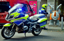 Police Officer Patrols the Streets of Dortmund