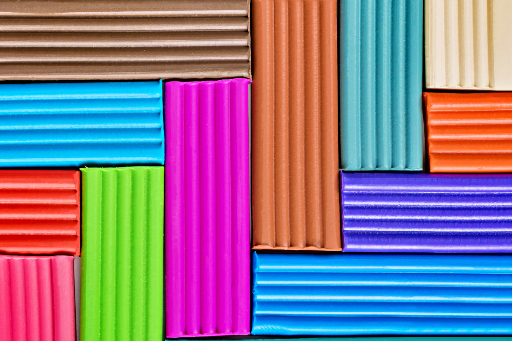 Multicolored Modeling Clay Bars jigsaw puzzle in Macro puzzles on TheJigsawPuzzles.com