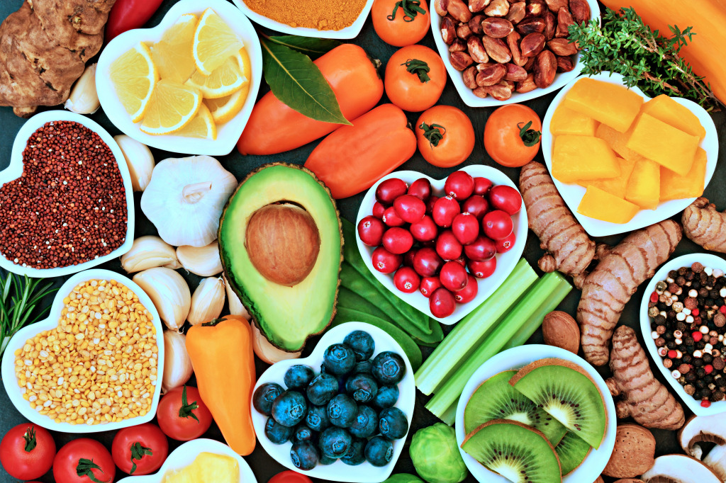 Régime végétarien jigsaw puzzle in Fruits & Légumes puzzles on TheJigsawPuzzles.com