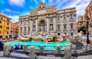 Trevi Fountain in Rome, Italy