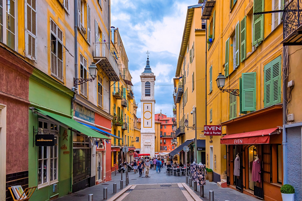 Place Rossett in Nice, French Riviera, France jigsaw puzzle in Street View puzzles on TheJigsawPuzzles.com