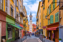 Place Rossett in Nice, French Riviera, France