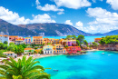 Assos Village in Kefalonia, Greece