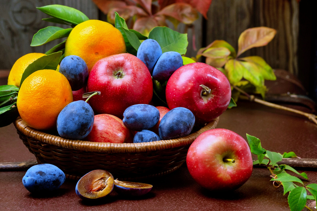 Nature morte de fruits magnifiques jigsaw puzzle in Puzzle du jour puzzles on TheJigsawPuzzles.com
