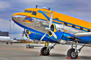Legendary American Douglas DC-3 in Ufa, Russia