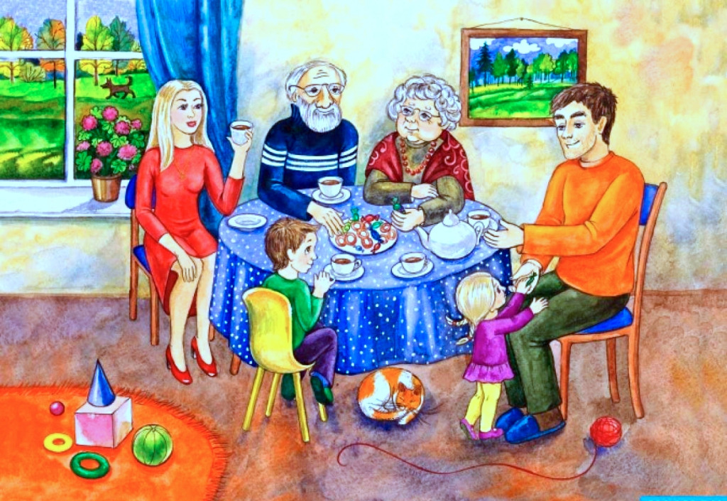 Meine Familie jigsaw puzzle in Menschen puzzles on TheJigsawPuzzles.com