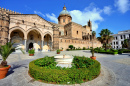Famous Cathedral in Palermo, Sicily, Italy