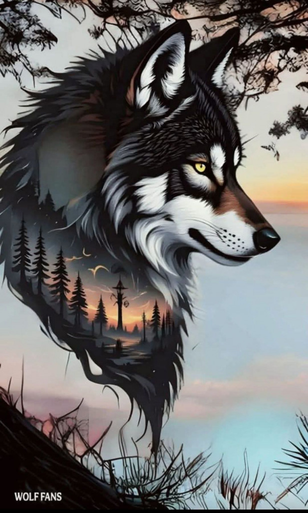 Wolf jigsaw puzzle in WENDY KNOLL puzzles on TheJigsawPuzzles.com