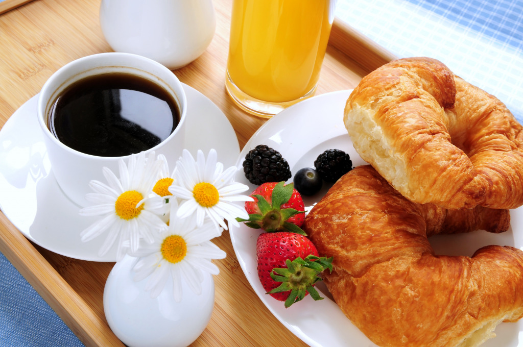 Frühstück an einem sonnigen Morgen jigsaw puzzle in Essen & Trinken puzzles on TheJigsawPuzzles.com