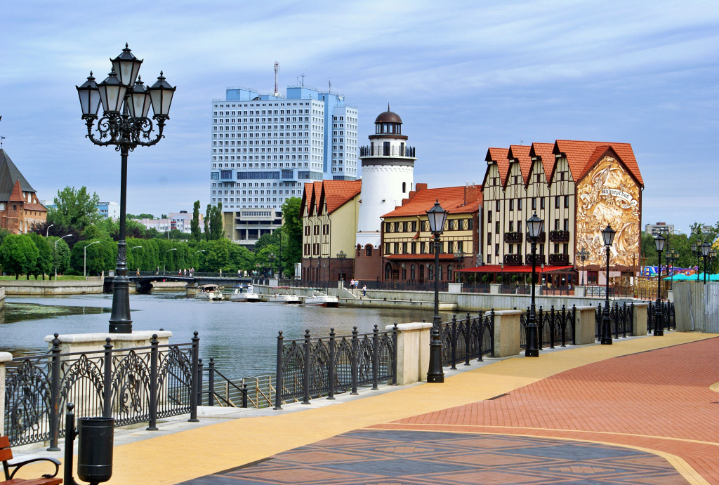 Калининград, Россия jigsaw puzzle in Улицы puzzles on TheJigsawPuzzles.com