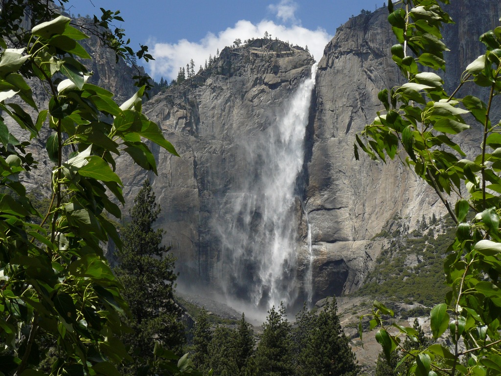 Yosemite Wasserfälle jigsaw puzzle in Wasserfälle puzzles on TheJigsawPuzzles.com