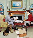 Father and Son by Norman Rockwell (1972)