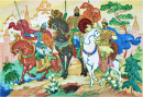 USSR Postcard Featuring a Palekh Miniature (1964)