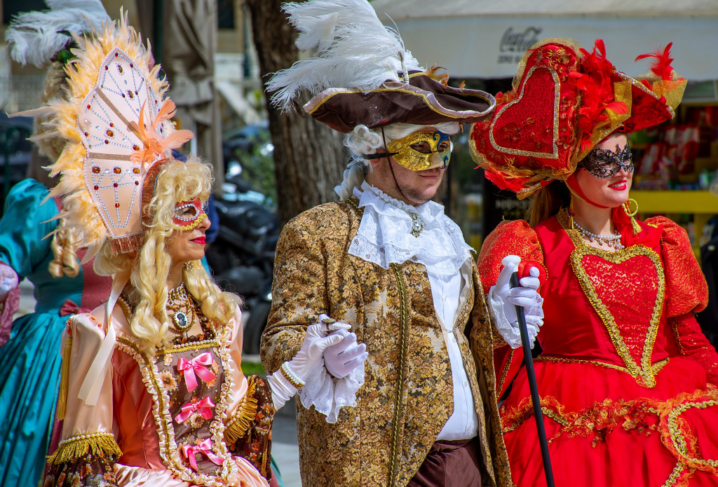 Berühmter Karneval von Korfu, Griechenland, Europa jigsaw puzzle in Puzzle des Tages puzzles on TheJigsawPuzzles.com
