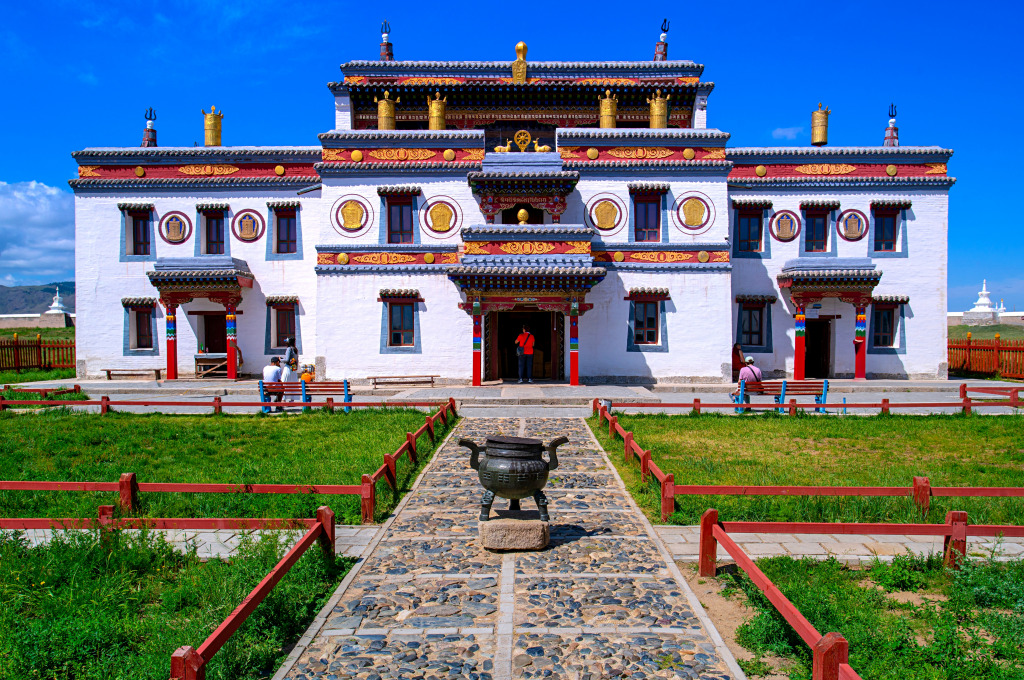 Mosteiro Budista Erdene-Zuu, Mongólia jigsaw puzzle in Quebra-Cabeça do Dia puzzles on TheJigsawPuzzles.com