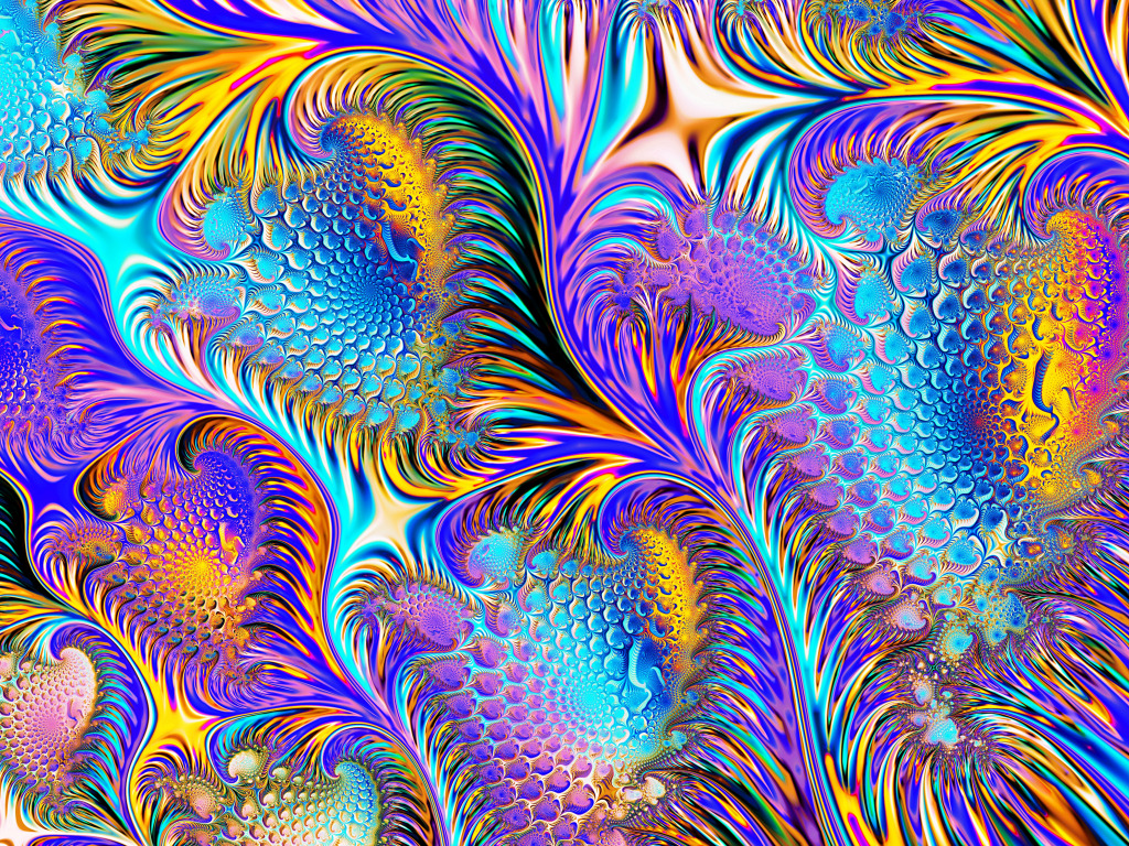 Abstract Fractal Background Fairy Infinite Spirals Computer-Generated Image. Beautiful Abstract Background For Wallpaper. Fracta jigsaw puzzle in Fractals puzzles on TheJigsawPuzzles.com