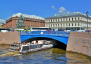 The Moika River in Saint Petersburg, Russia