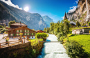 Swiss Alps, Staubbach Falls, Europe