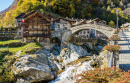 Beautiful Village of Rassa, Piedmont, Italy