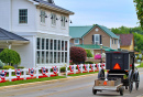Amish and Mennonite settlement in Shipshewana, IN