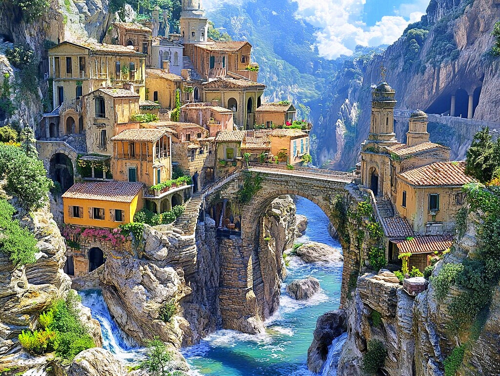 Bella Italia jigsaw puzzle in Ponts puzzles on TheJigsawPuzzles.com