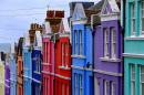 Victorian Terraced Houses in Brighton, England