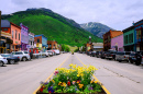 Cityscape of Silverton, Colorado, USA