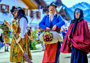 Participants in a Parade in Mittenwald, Germany