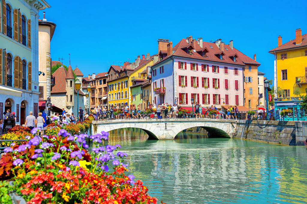 Mittelalterliches Palais de l'Isle, Annecy, Frankreich jigsaw puzzle in Puzzle des Tages puzzles on TheJigsawPuzzles.com