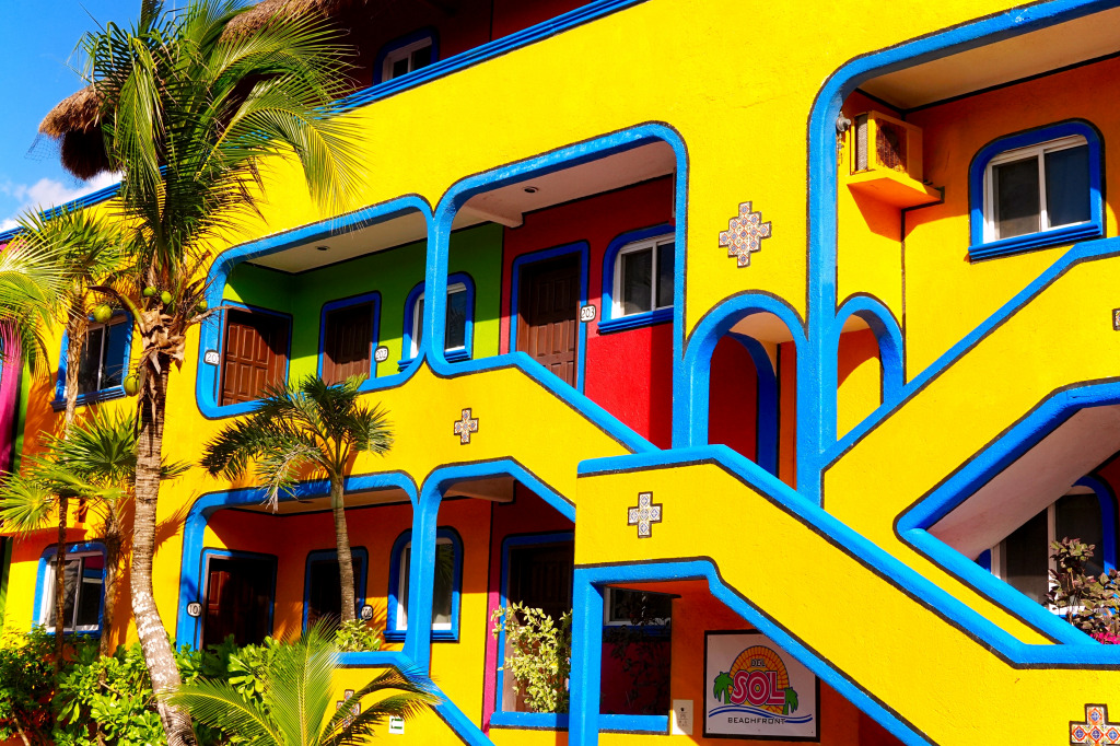 Kurort Akumal, Quintana Roo, Mexiko jigsaw puzzle in Straßenansicht puzzles on TheJigsawPuzzles.com