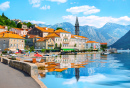 Historic Perast in the Bay of Kotor, Montenegro
