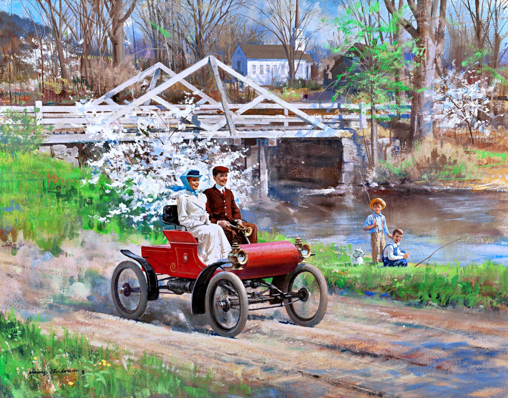 Come Away with Me, Lucille, in My Merry Oldsmobile jigsaw puzzle in Cars & Bikes puzzles on TheJigsawPuzzles.com