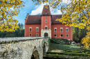 Červená Lhota Castle in Warm Autumn