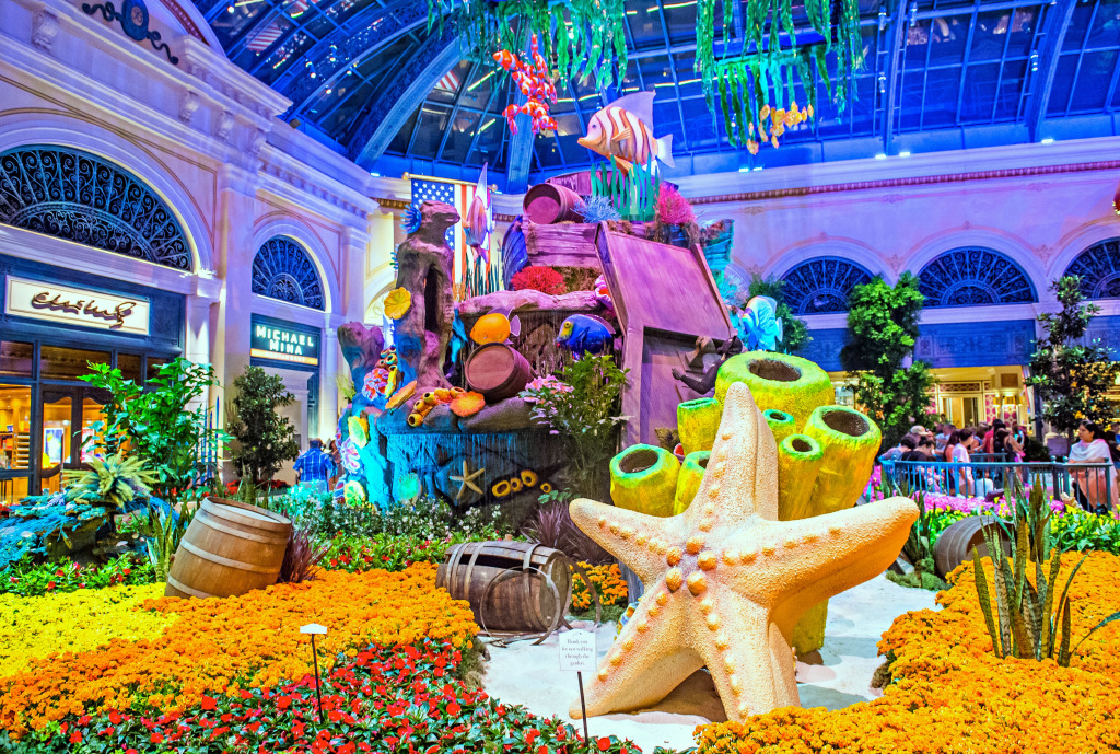 Bellagio Hotel Conservatory & Botanical Gardens jigsaw puzzle in Under the Sea puzzles on TheJigsawPuzzles.com