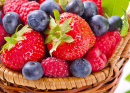 Fresh Berries in a Basket