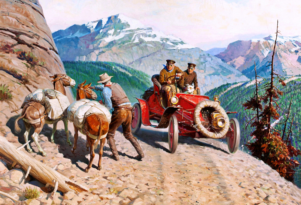 Le Dr Jackson ouvre une piste transcontinentale jigsaw puzzle in Voitures et Motos puzzles on TheJigsawPuzzles.com