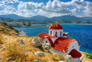 Greek Orthodox Church in Karpathos, Greece