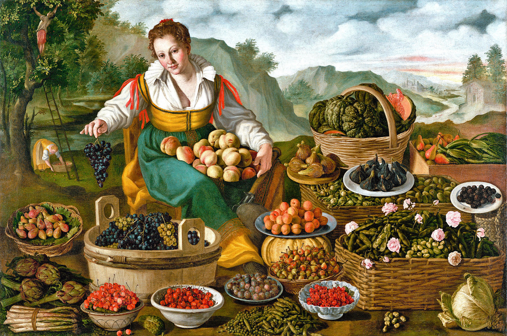 Vendedor de Frutas jigsaw puzzle in Frutas & Vegetais puzzles on TheJigsawPuzzles.com